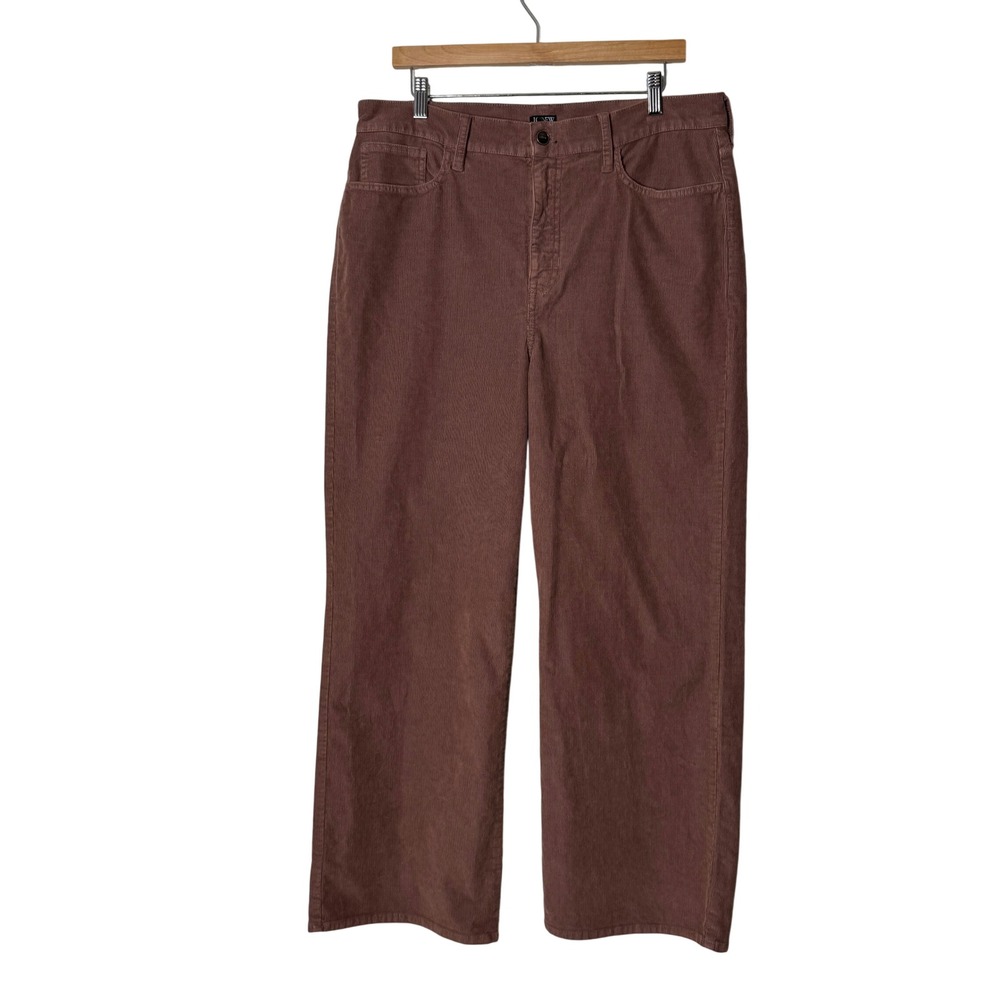 J.Crew Tall Slim Wide Leg‎ Corduroy Pants in Smoky Willow Wood Womens 32T